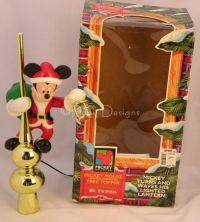 Mr Christmas Animated Lighted MICKEY MOUSE Tree Topper